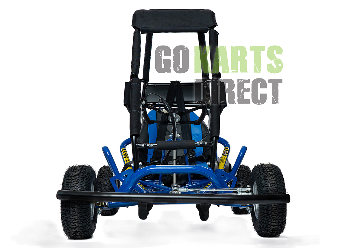 New Custom Built Go-Kart For Sale: Black, 6 1/2 HP, Two Seater