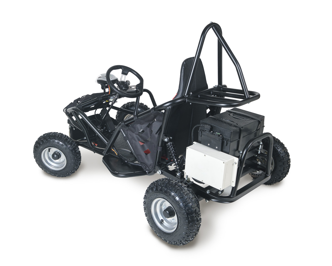 New Custom Built Go-Kart For Sale: Black, 6 1/2 HP, Two Seater